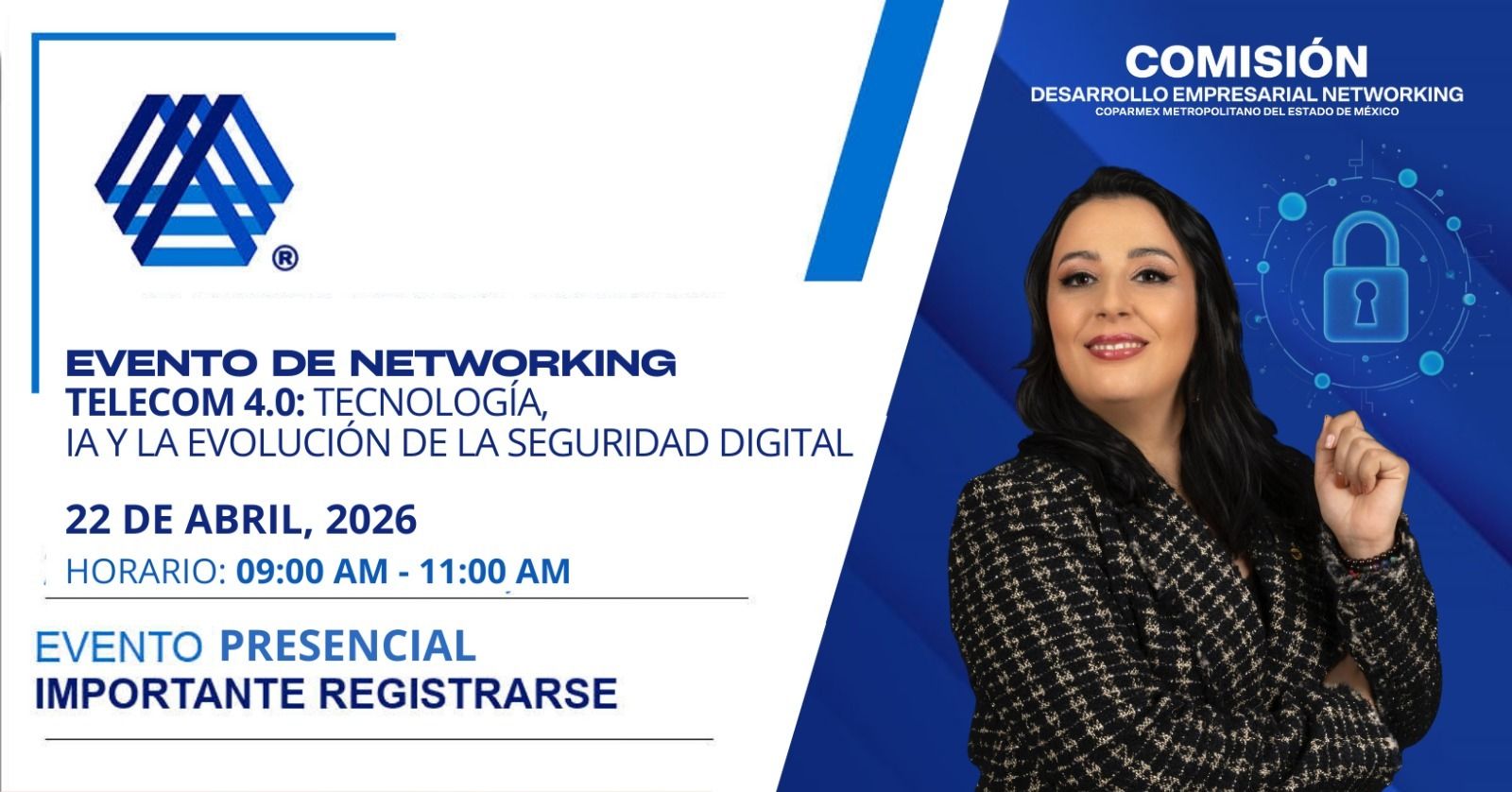 Evento de Networking -Telecom 4.0:Tecnología IA y La Evolución de la Seguridad Digital